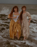 Elowen 27 | Lace Linen dress gown ( 2 way to wear )