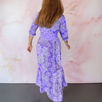 MARGA | ELEGANT SUMMER DRESS WITH V-NECK