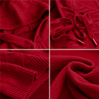 Emily | Pleteni vuneni dukserica s kapuljačom